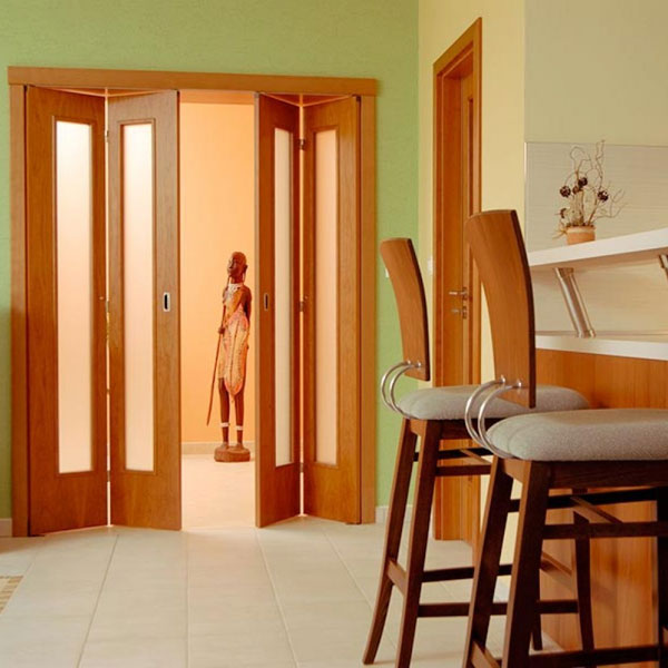 двери на кухню раздвижные гармошка Нур-Султан
